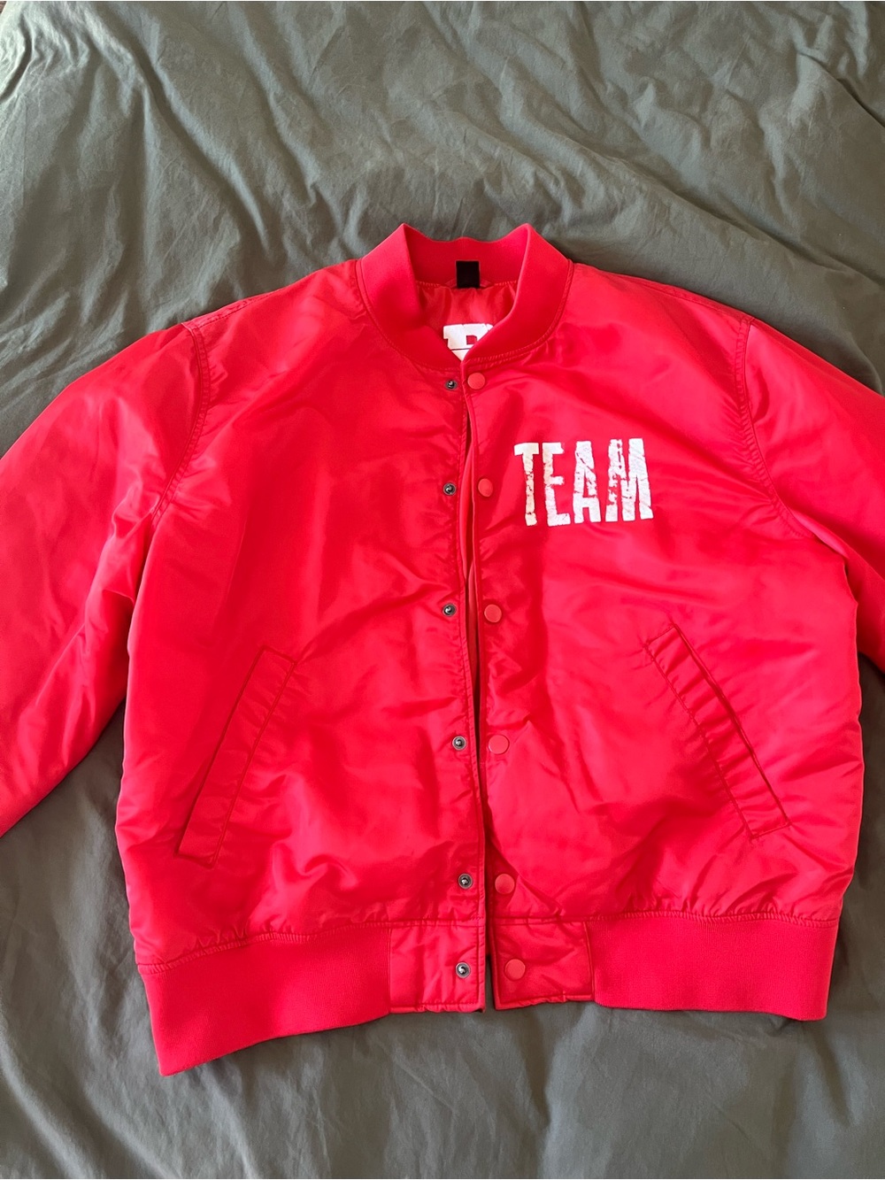 Justin Bieber "TEAM" Tour Bomber Jacket